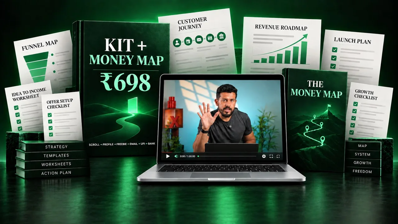 Kit + The Complete Bundle: the Starter Kit plus two video courses and the Money Map