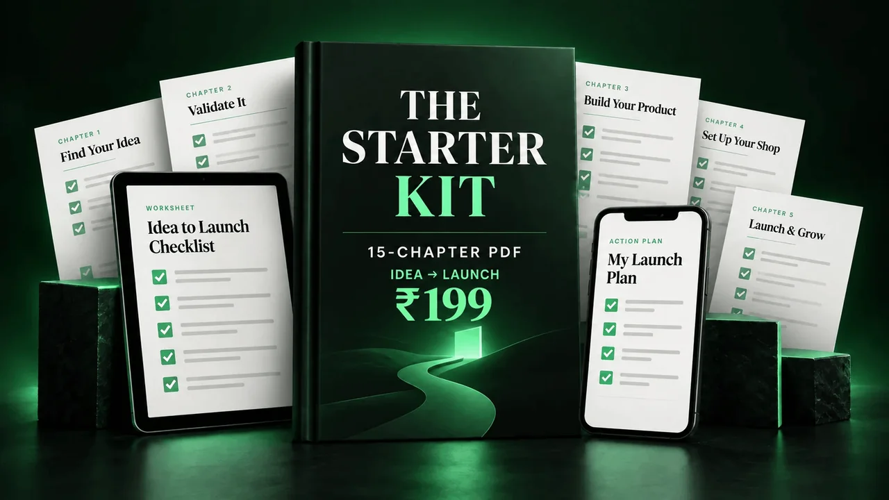 The Starter Kit: 15-chapter PDF, worksheets and launch plan